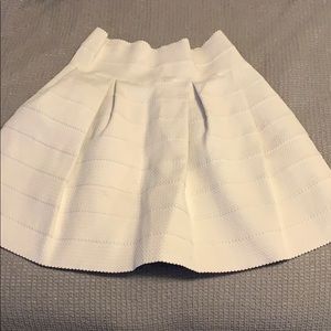 H&M White Bandage Wrap Skirt